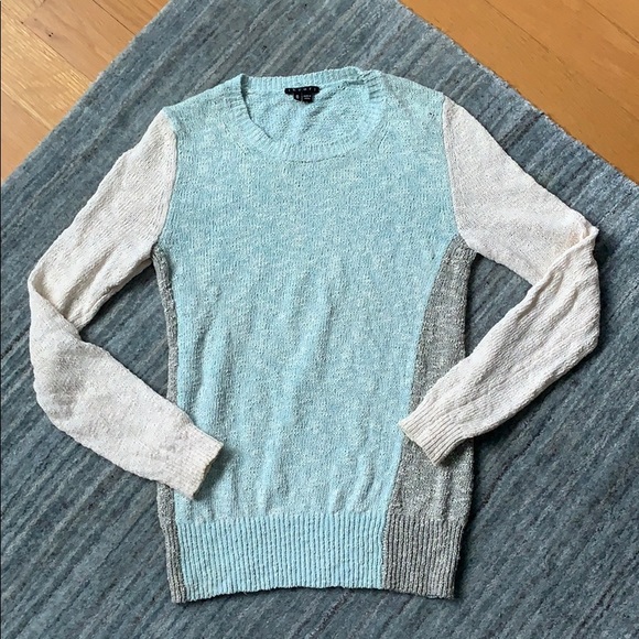 Theory Sweaters - Theory Cristelle Tri Color Knit Crewneck M
